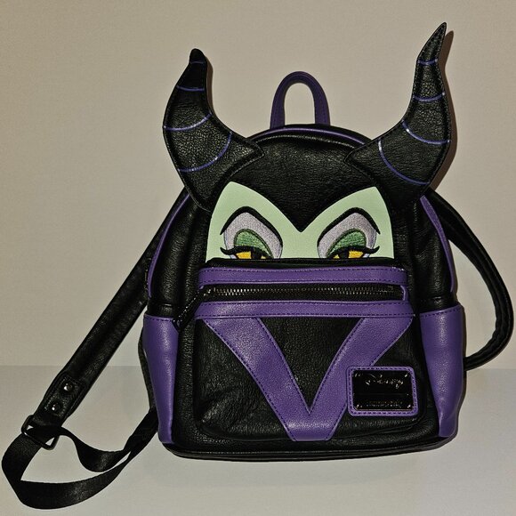 Loungefly Handbags - Disney Loungefly Vintage Maleficent Mini Backpack